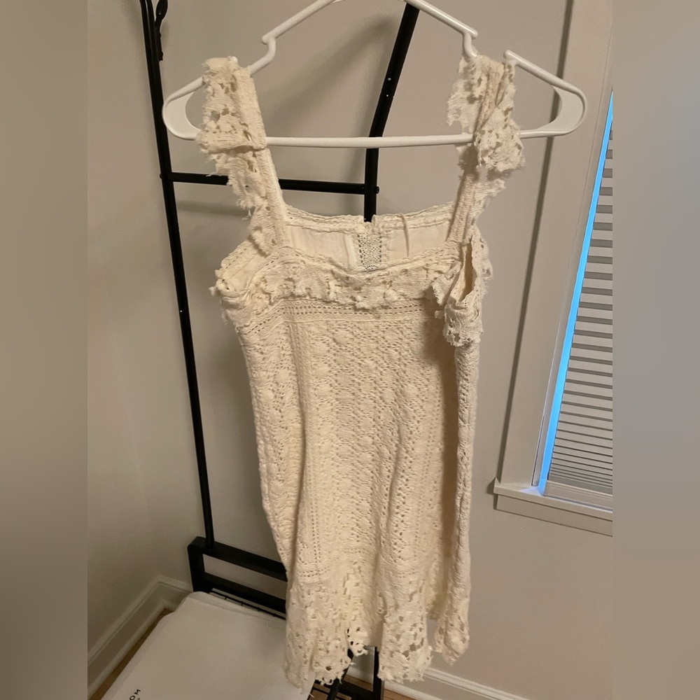 Lucky brand mini white dress